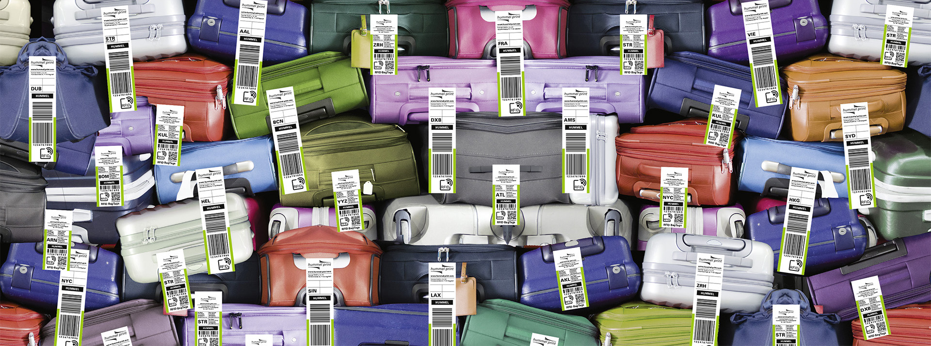 [Translate to Spanisch:] RFID baggage tags